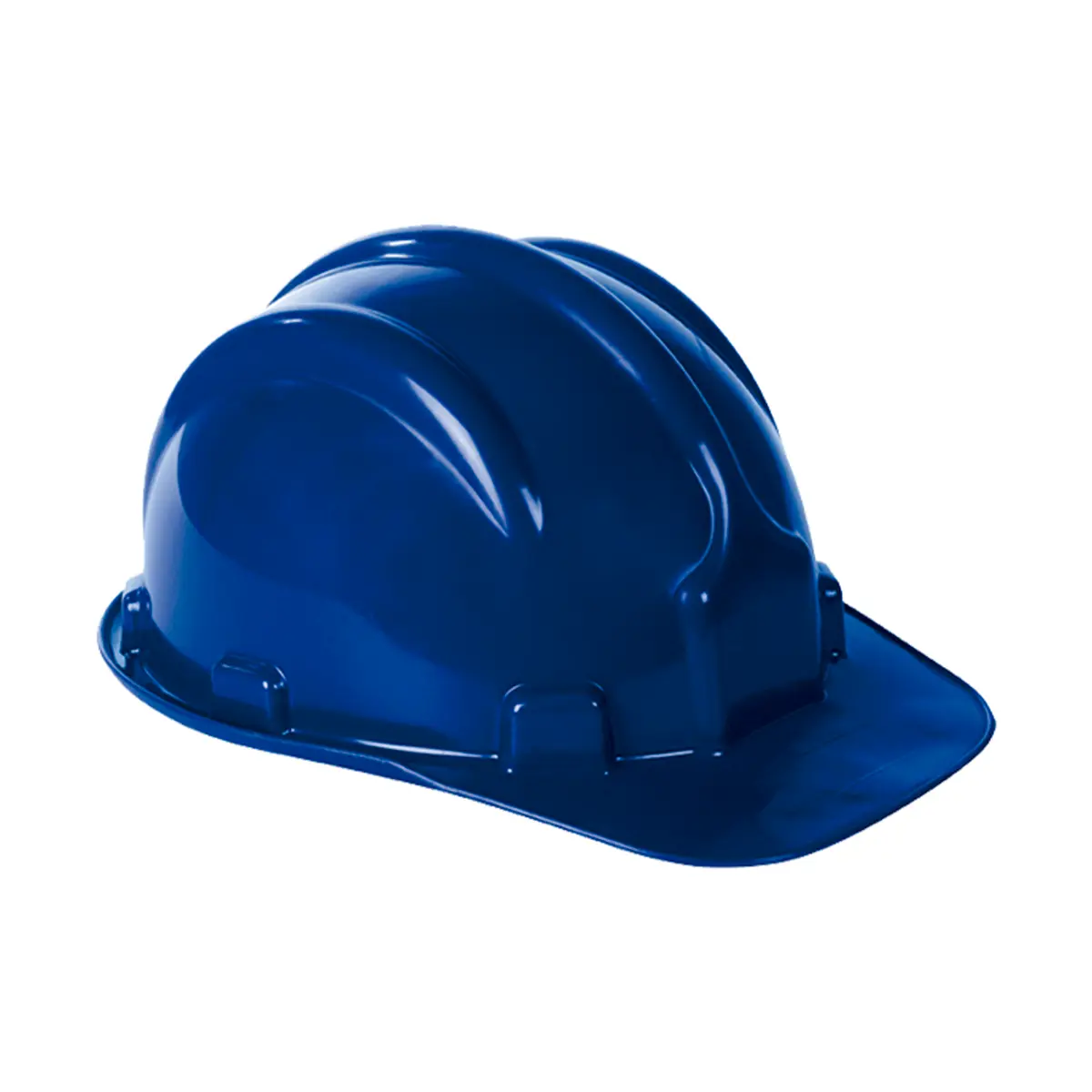 Capacete Azul Escuro Plastcor Aba Frontal com suspensão