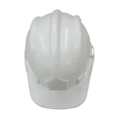 Capacete Branco Plastcor Aba Frontal com suspensão