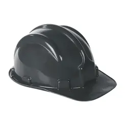 Capacete Cinza Plastcor Aba Frontal com suspensão
