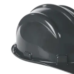 Capacete Cinza Plastcor Aba Frontal com suspensão