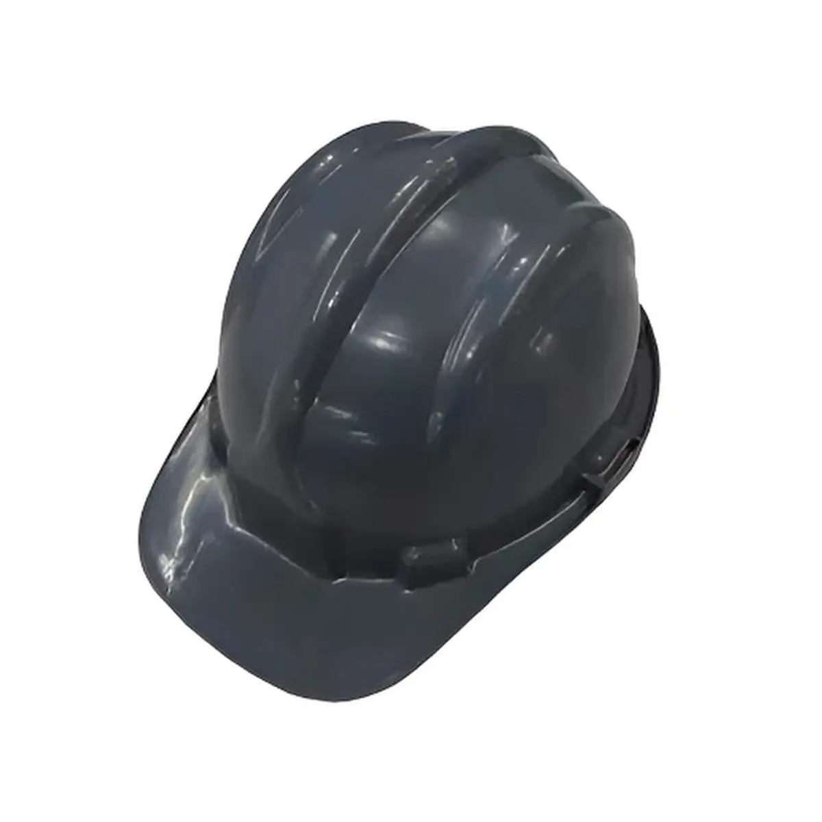 Capacete Cinza Plastcor Aba Frontal com suspensão