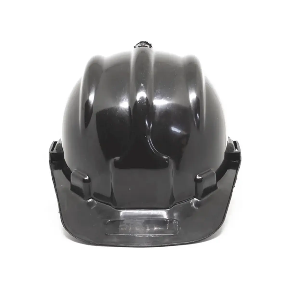 Capacete Cinza Plastcor Aba Frontal com suspensão