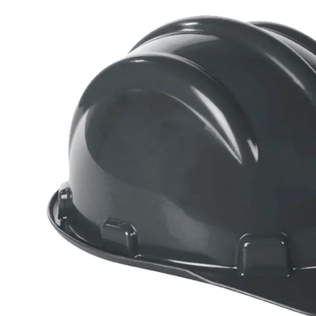 Capacete Cinza Plastcor Aba Frontal com suspensão