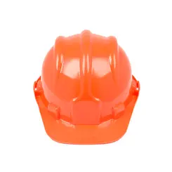 Capacete Laranja Plastcor Aba Frontal com suspensão