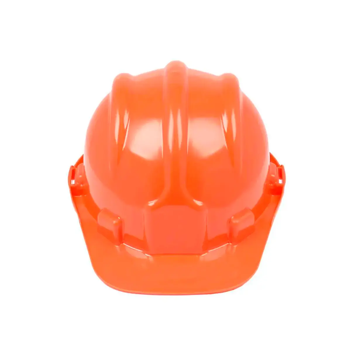 Capacete Laranja Plastcor Aba Frontal com suspensão