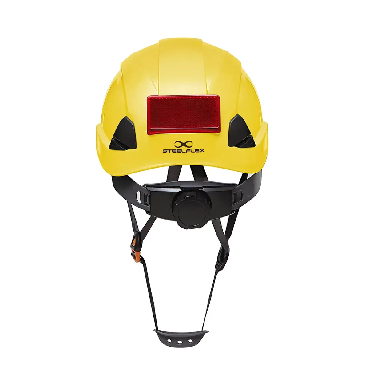 Capacete para Alpinista Falcon Steelflex Amarelo-STF-CPTR00100