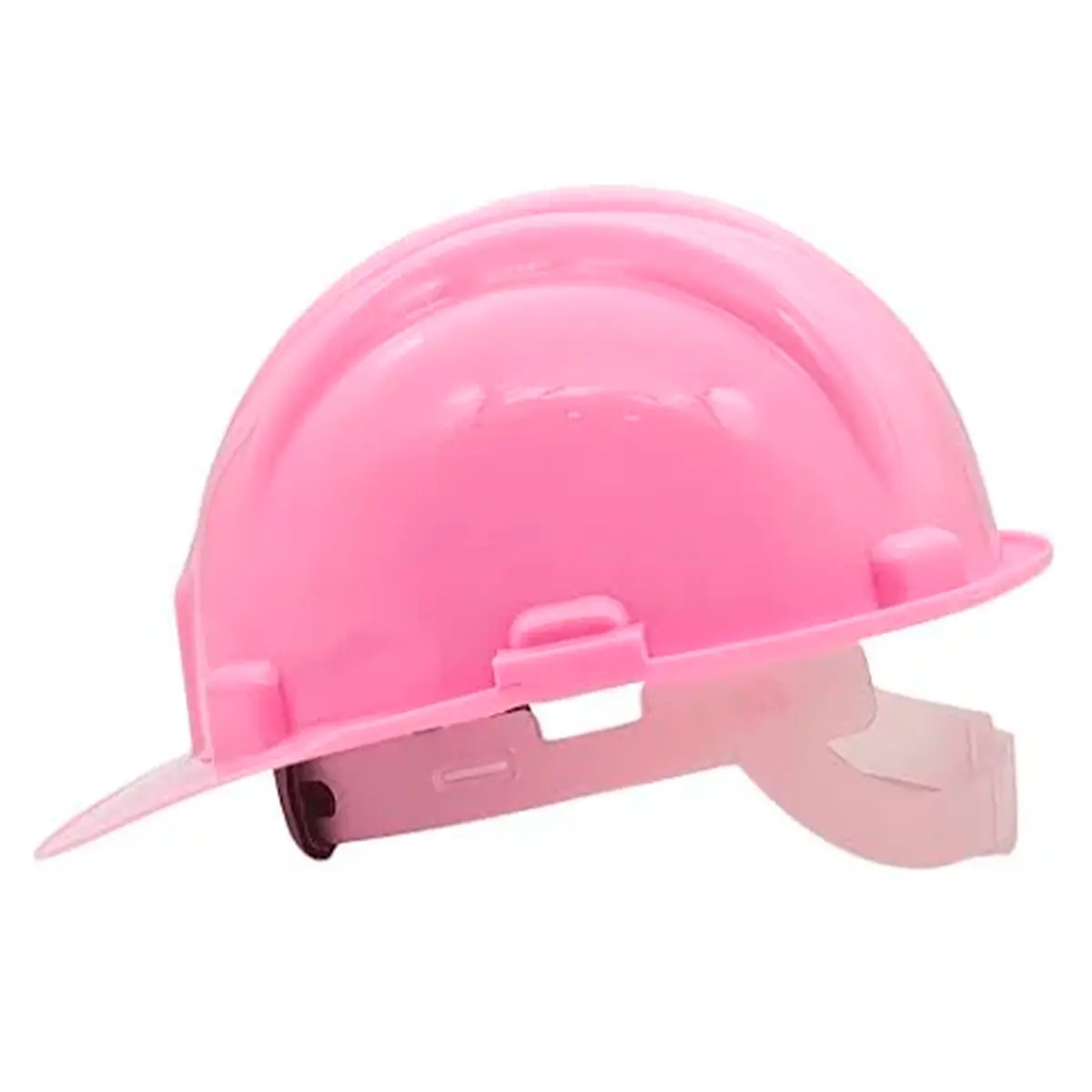 Capacete Rosa Plastcor Aba Frontal com suspensão