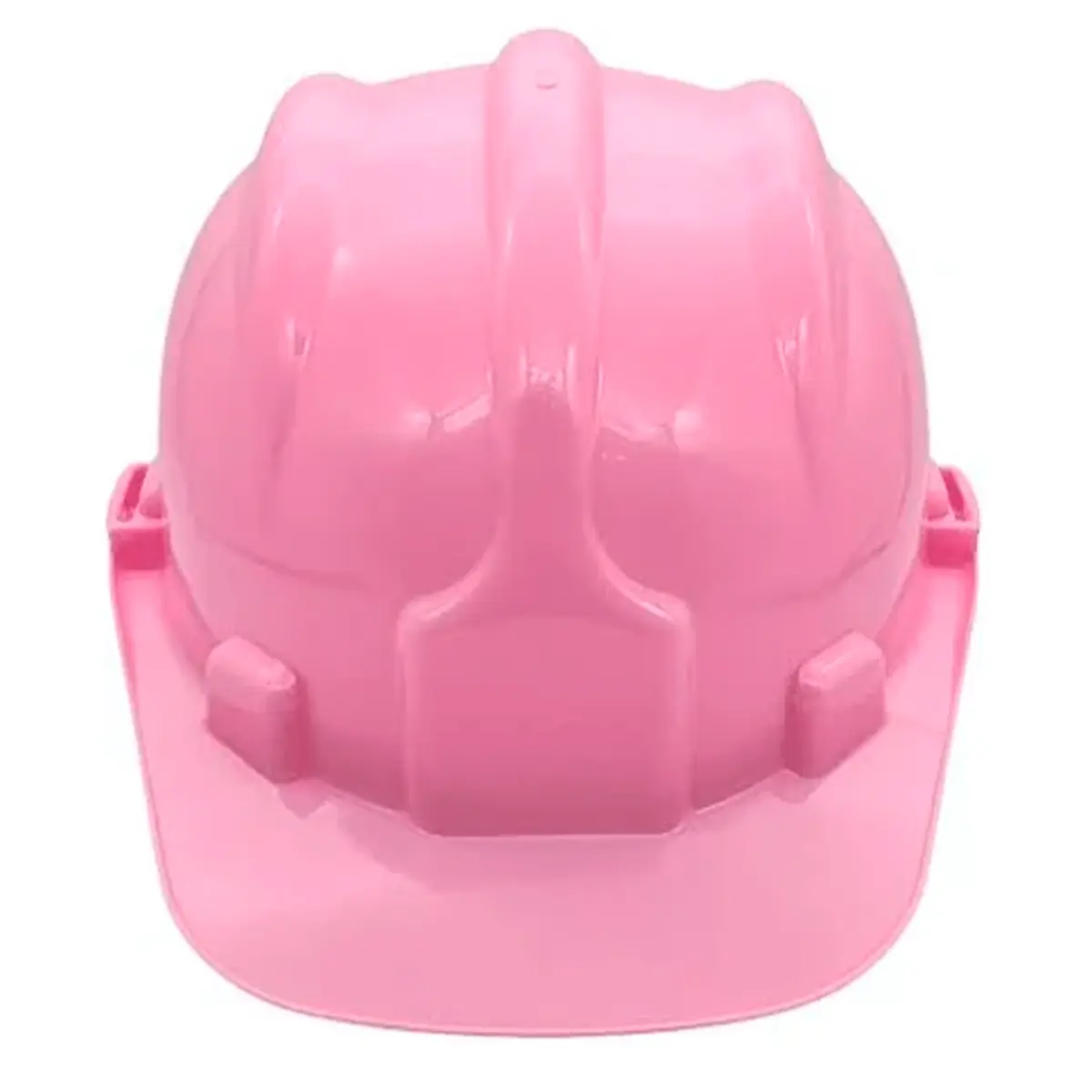 Capacete Rosa Plastcor Aba Frontal com suspensão