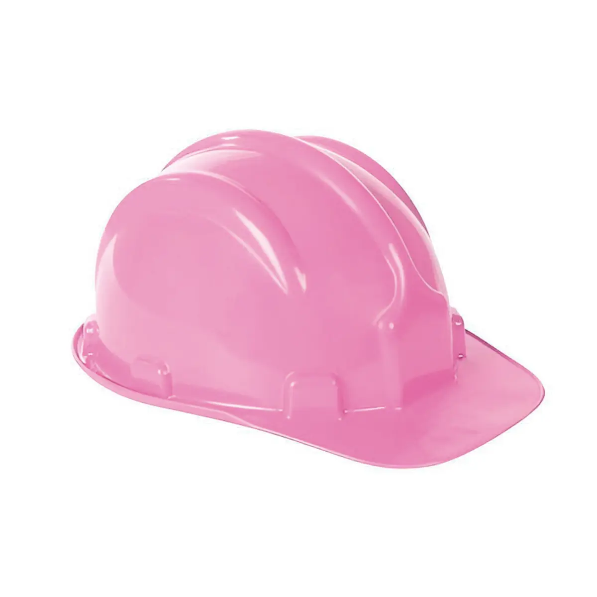 Capacete Rosa Plastcor Aba Frontal com suspensão