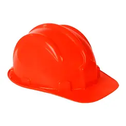 Capacete Vermelho Plastcor Aba Frontal com suspensão