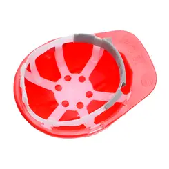 Capacete Vermelho Plastcor Aba Frontal com suspensão