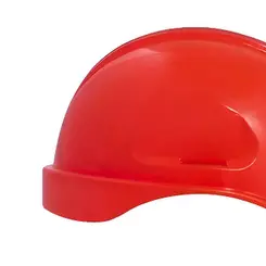 Casco Turtle Capacete de Segurança Steelflex Aba Frontal Vermelho -STF-CPCT10700