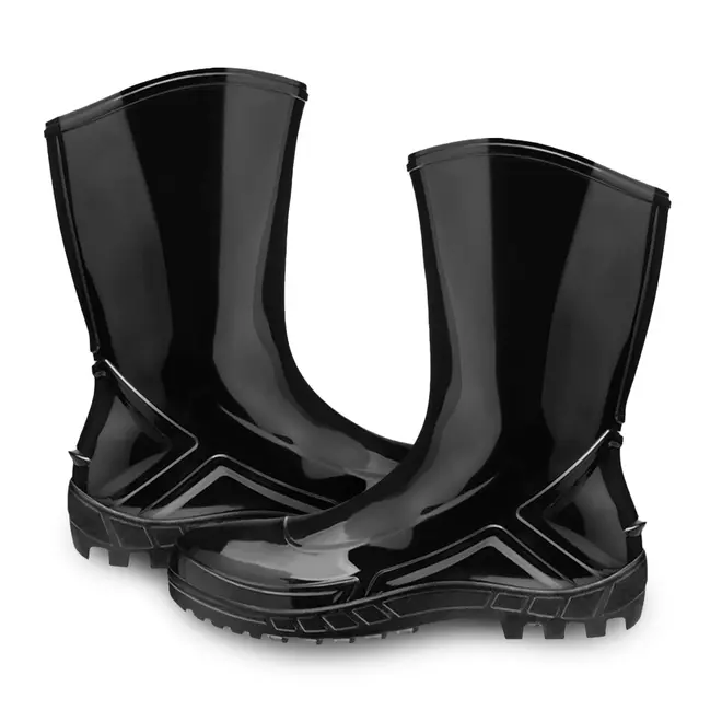 Bota Marluvas Biqueira De Pvc Ou Composite Botina Branca Elástico