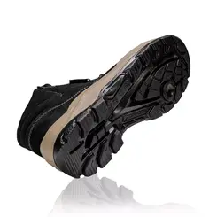 Botina Nobuck Amarrar 4018 BAF Preta com Bico PVC Bracol