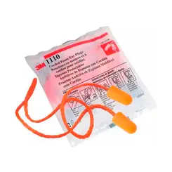 Protetor Auricular 3M 1110 de Espuma Moldável 16 dB com Cordão