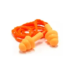 Protetor Auricular 3M tipo Plug 18 dB Pomp Plus em Silicone e Cordão de Poliéster