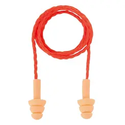 Protetor Auricular 3M tipo Plug 18 dB Pomp Plus em Silicone e Cordão de Poliéster