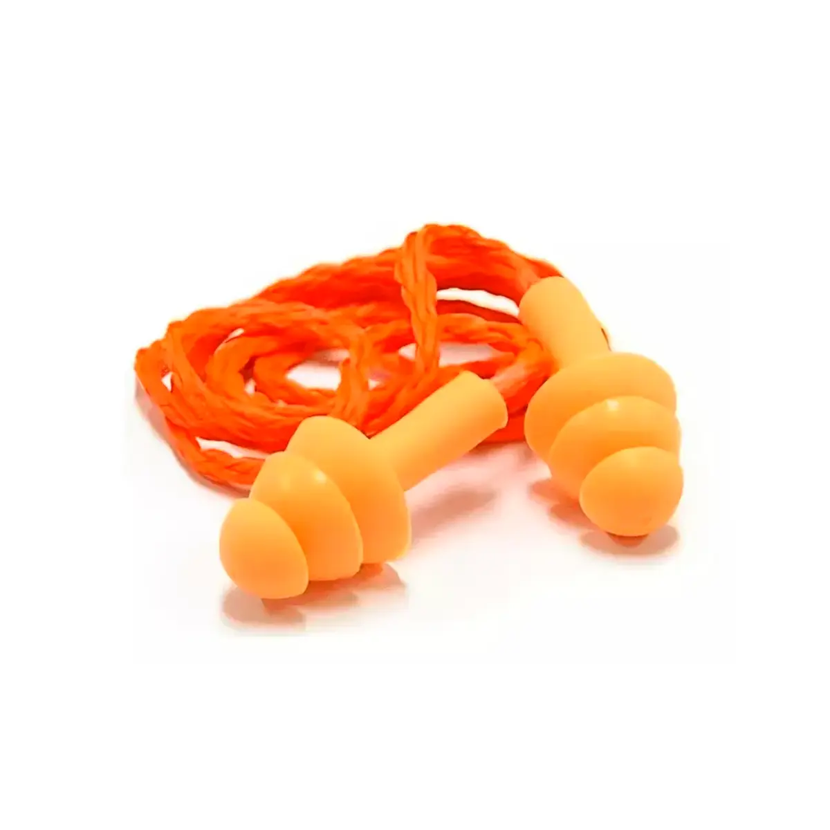 Protetor Auricular 3M tipo Plug 18 dB Pomp Plus em Silicone e Cordão de Poliéster