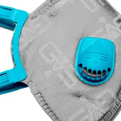 Máscara Respiratória GVS Dobrável PFF2-VO com carvão e válvula Aero
