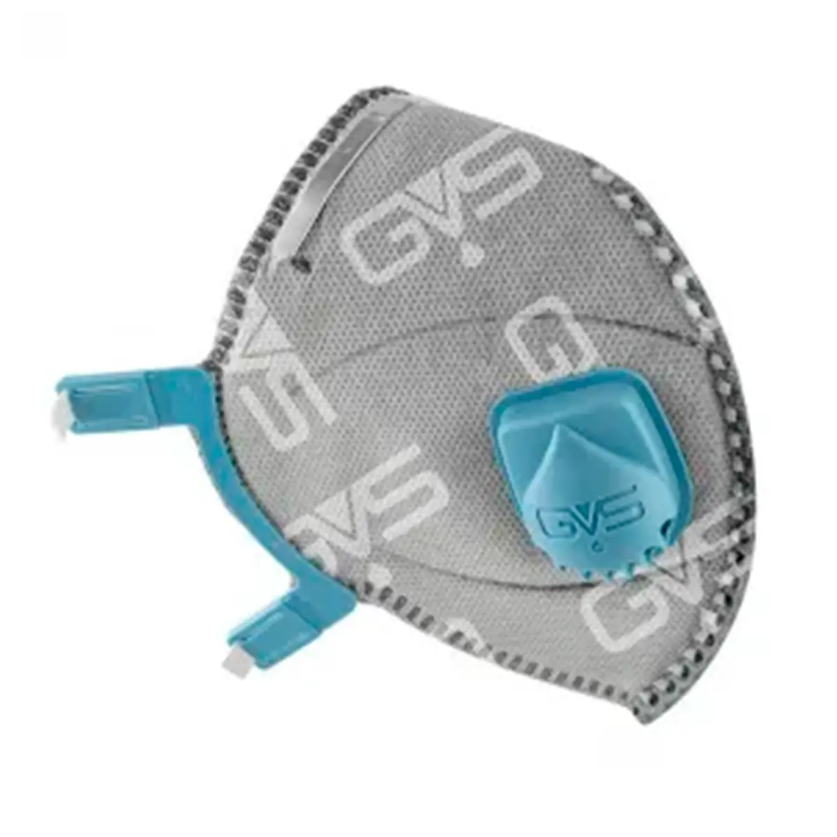 Máscara Respiratória GVS Dobrável PFF2-VO com carvão e válvula Aero