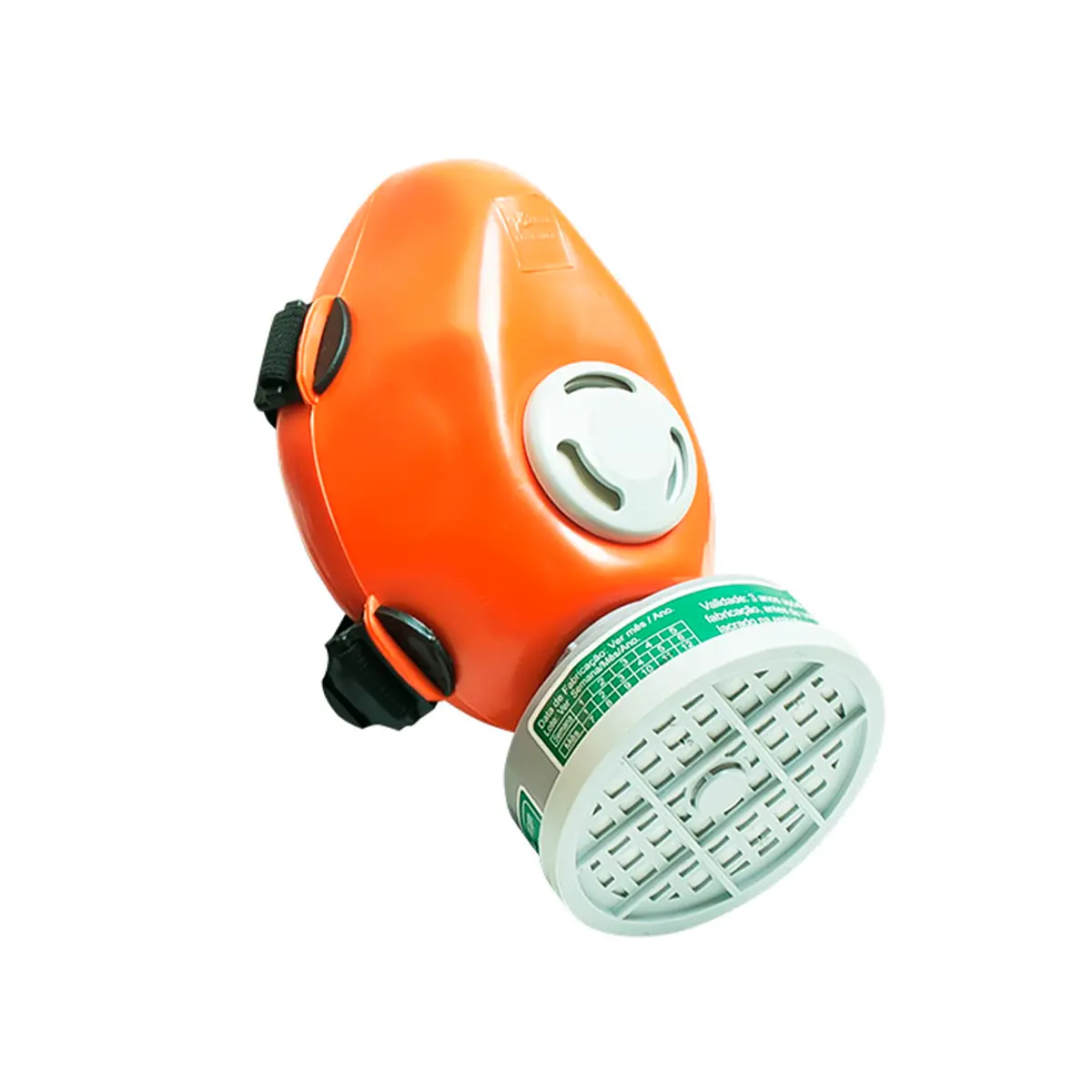 Kit Respirador 1/4 Facial e Filtro P2 com 10 Refis - Plastcor