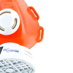 Respirador 1/4 Facial Plastcor com filtro Químico VOGA Vapores Orgânicos e Gases Ácidos