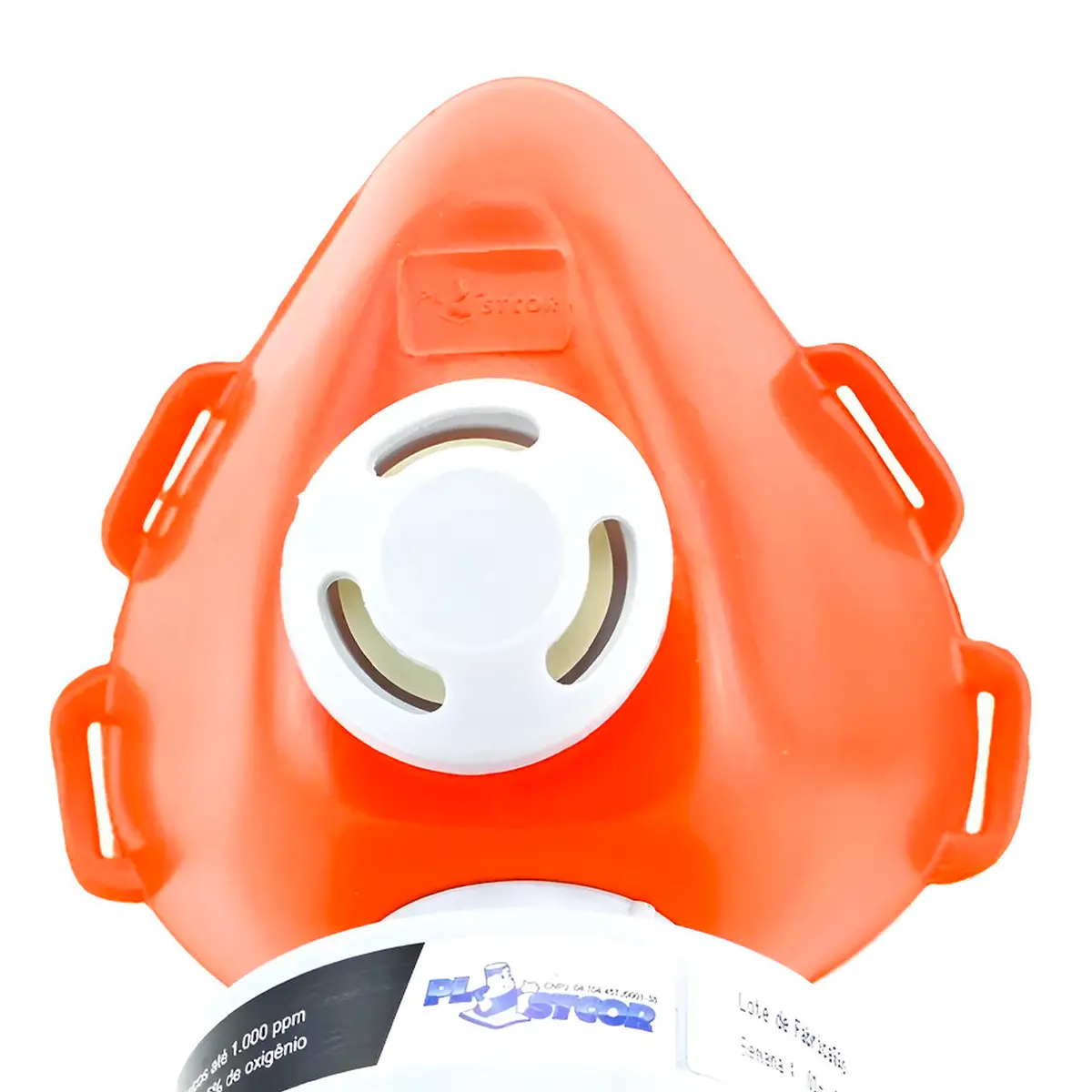 Respirador 1/4 Facial Plastcor com filtro Químico VOGA Vapores Orgânicos e Gases Ácidos
