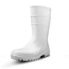 Bota de PVC Bracol Acqua Flex 82BPC600 Cano Curto com Forro Branca