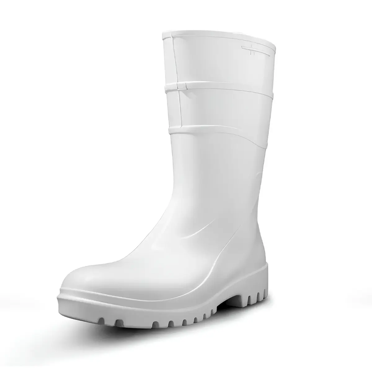 Bota de PVC Bracol Acqua Flex 82BPC600 Cano Curto com Forro Branca