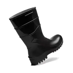 Bota de PVC Bracol Acqua Flex 82BPC600 Cano Curto com Forro Preta