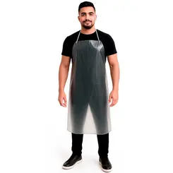 Avental de Vinil com Ilhos Transparente Reforçado 120x70cm - Maicol