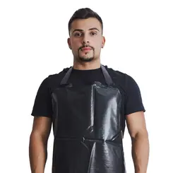 Avental de Trevira KP500 Laranja e Preto com Fivela - Maicol