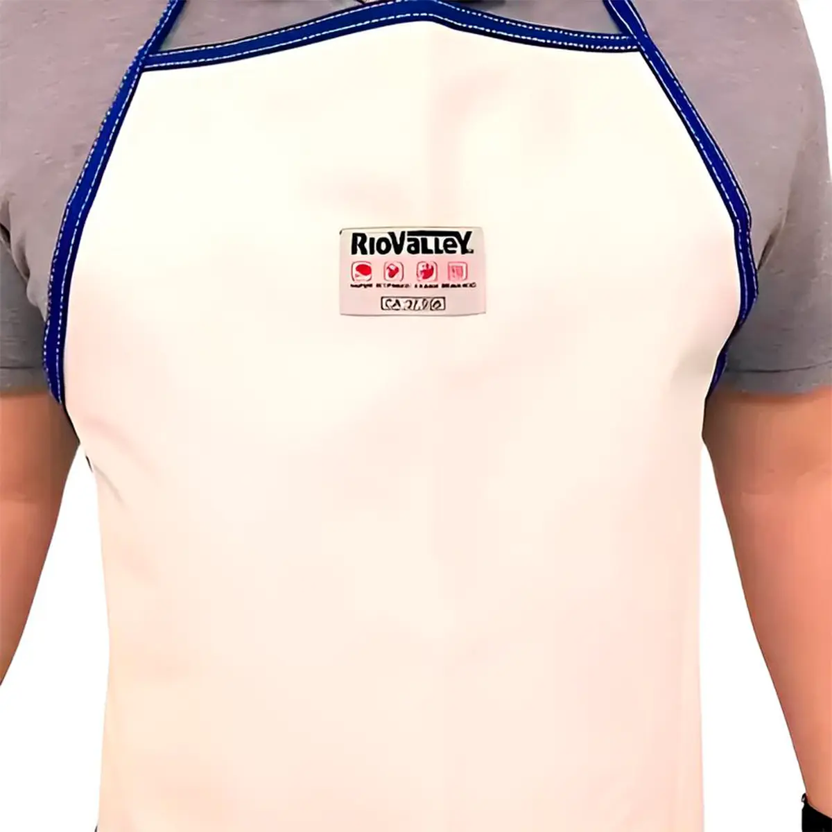Avental de Cozinha Branco Térmico 250° graus 90 X 70 cm - Rio Valley