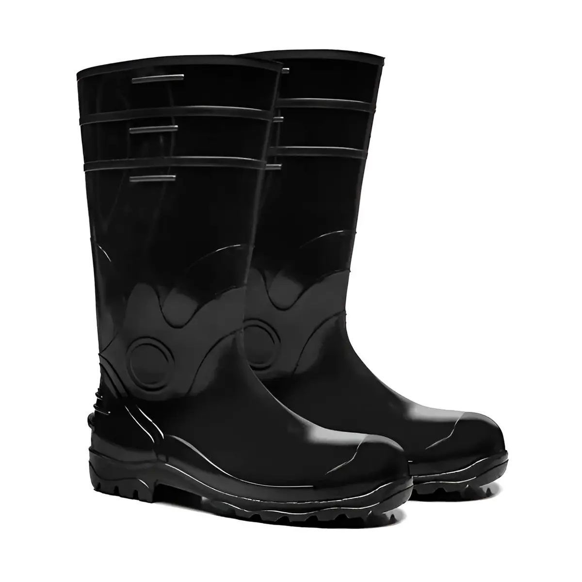 Bota de PVC Cano Longo Preta sem Forro Acqua Lev 85BPL600 Bracol