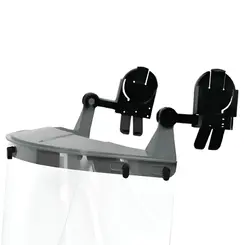 Protetor facial Steelflex STF-F62007 para capacete com visor incolor