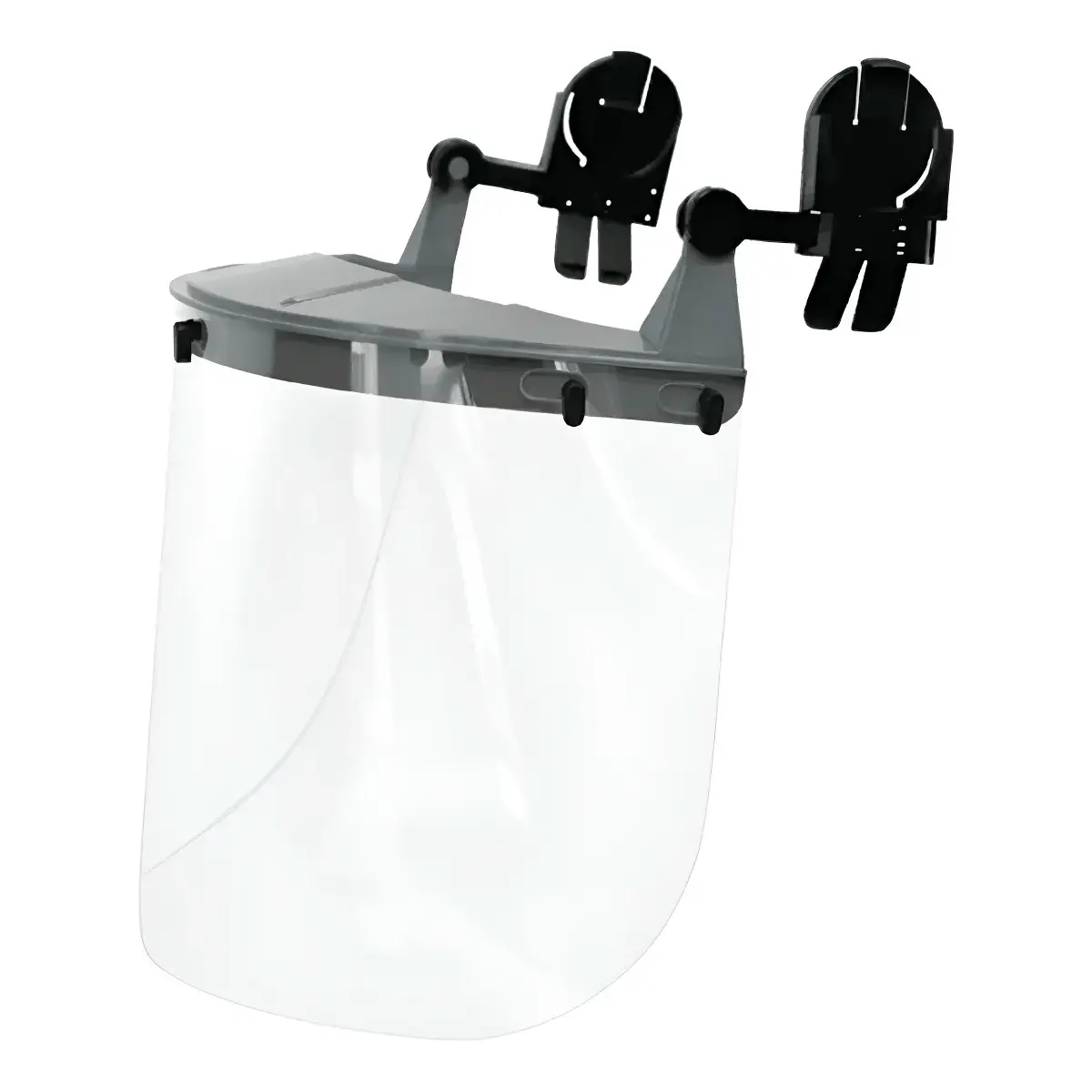 Protetor facial Steelflex STF-F62007 para capacete com visor incolor