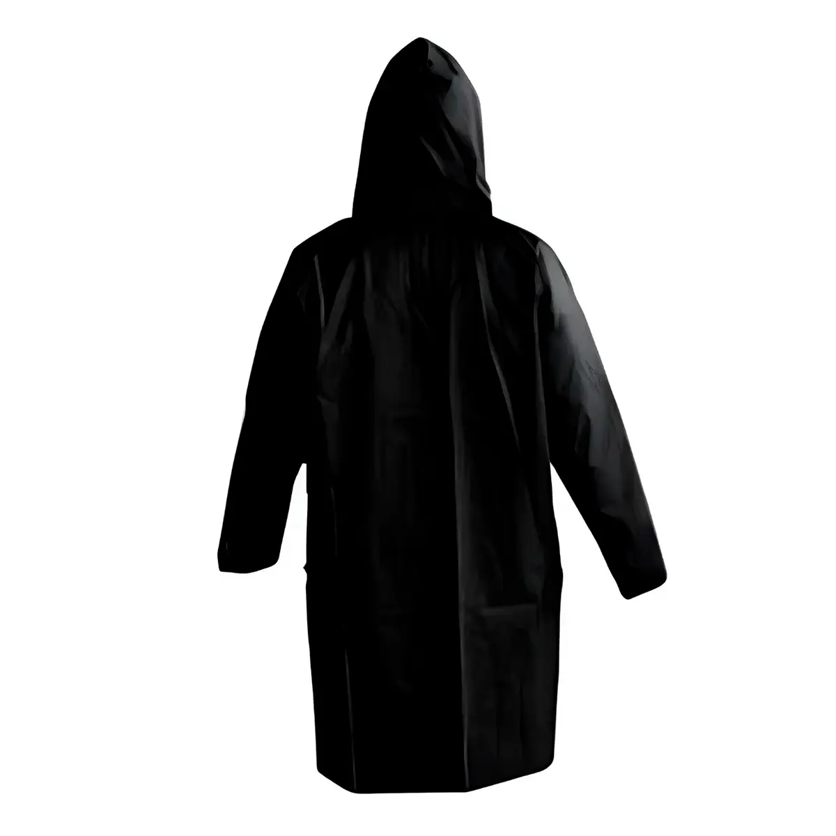 Capa de Chuva Preta Forrada PVC Total Capas - G