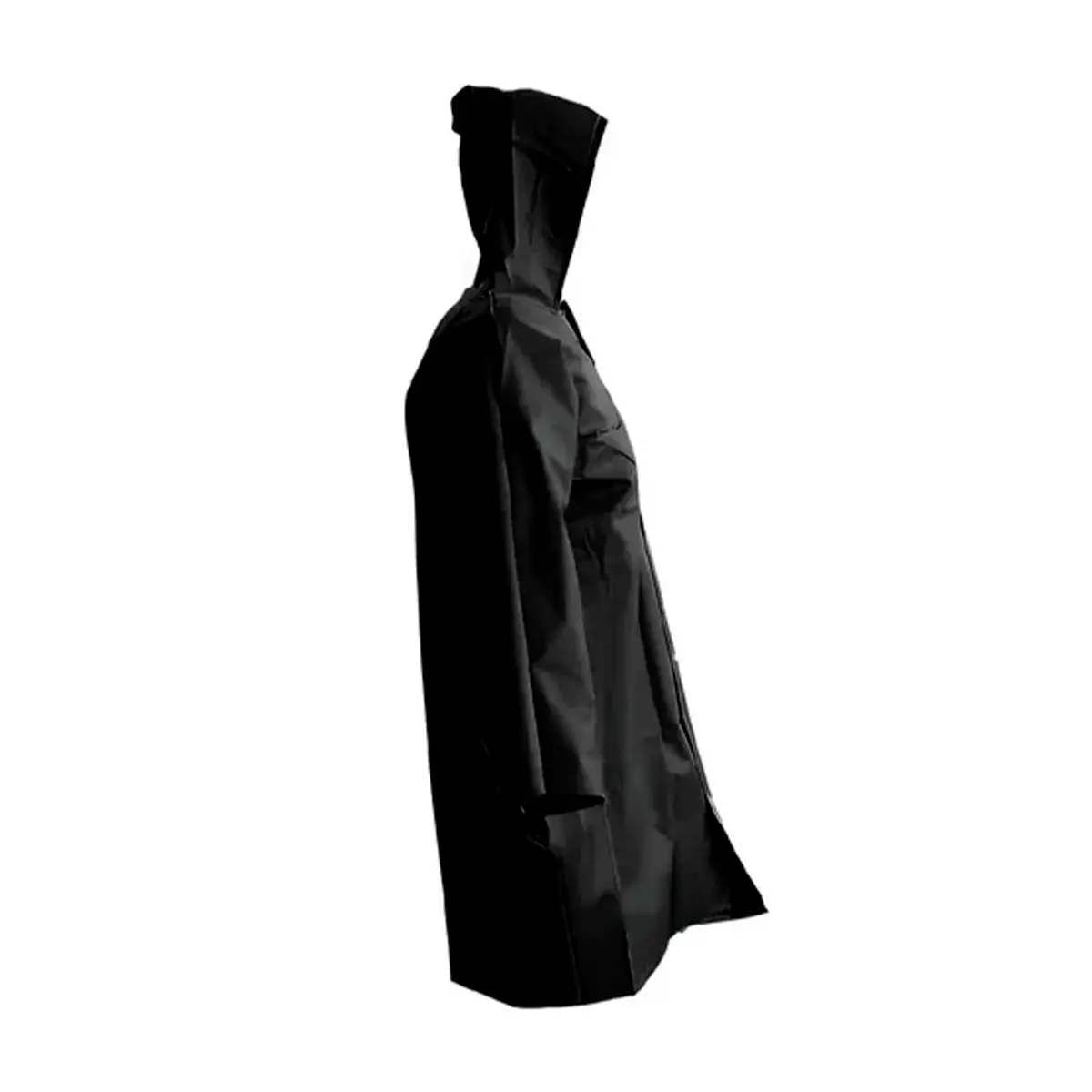 Capa de Chuva Preta Forrada PVC Total Capas - GG