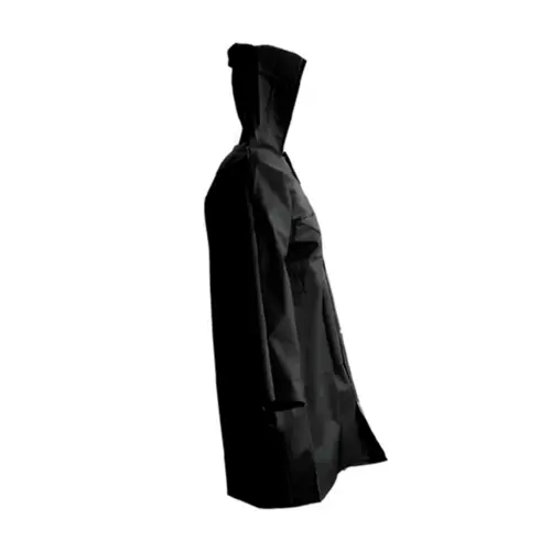 Capa de Chuva PVC Forrada Preta Total Capas - EXG