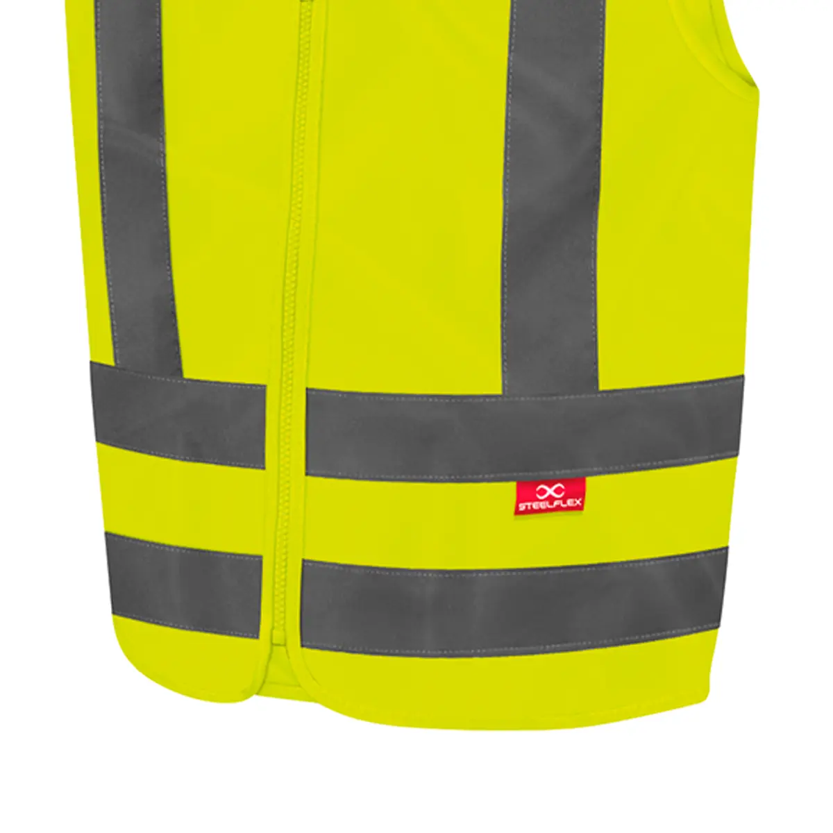 Colete Refletivo Amarelo Fluorescente Steelflex - Com 10 Unidades