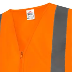 Colete Refletivo Laranja Fluorescente Steelflex
