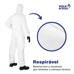 Macacão Volk Covertech 100 Branco