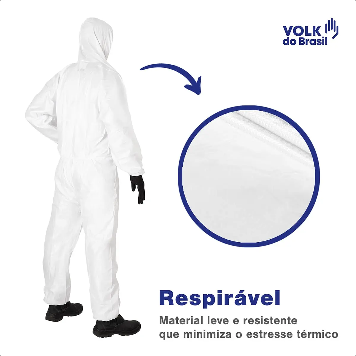 Macacão Volk Covertech 100 Branco