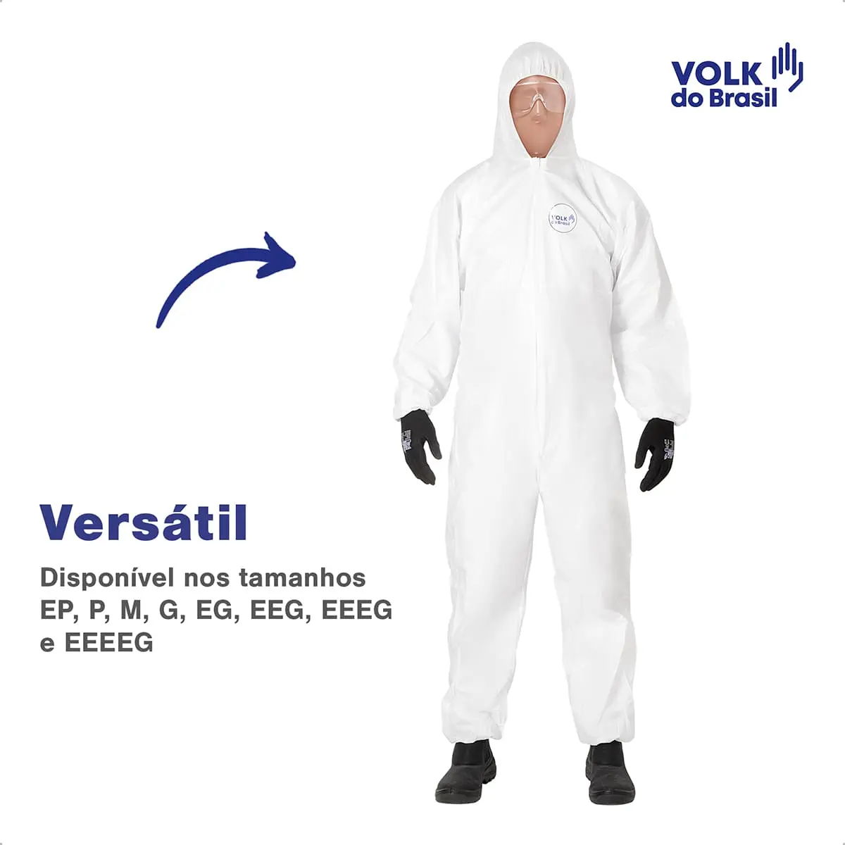 Macacão Volk Covertech 100 Branco