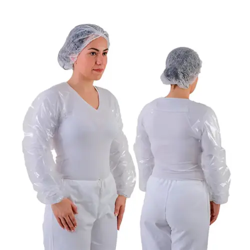 Mangote Polietileno Descartável Prevemax Transparente - Pacote com 100