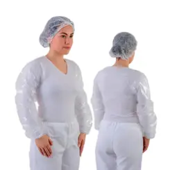 Mangote Polietileno Descartável Prevemax Transparente - Pacote com 100