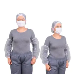 Mangote Polietileno Descartável Prevemax Transparente - Pacote com 100