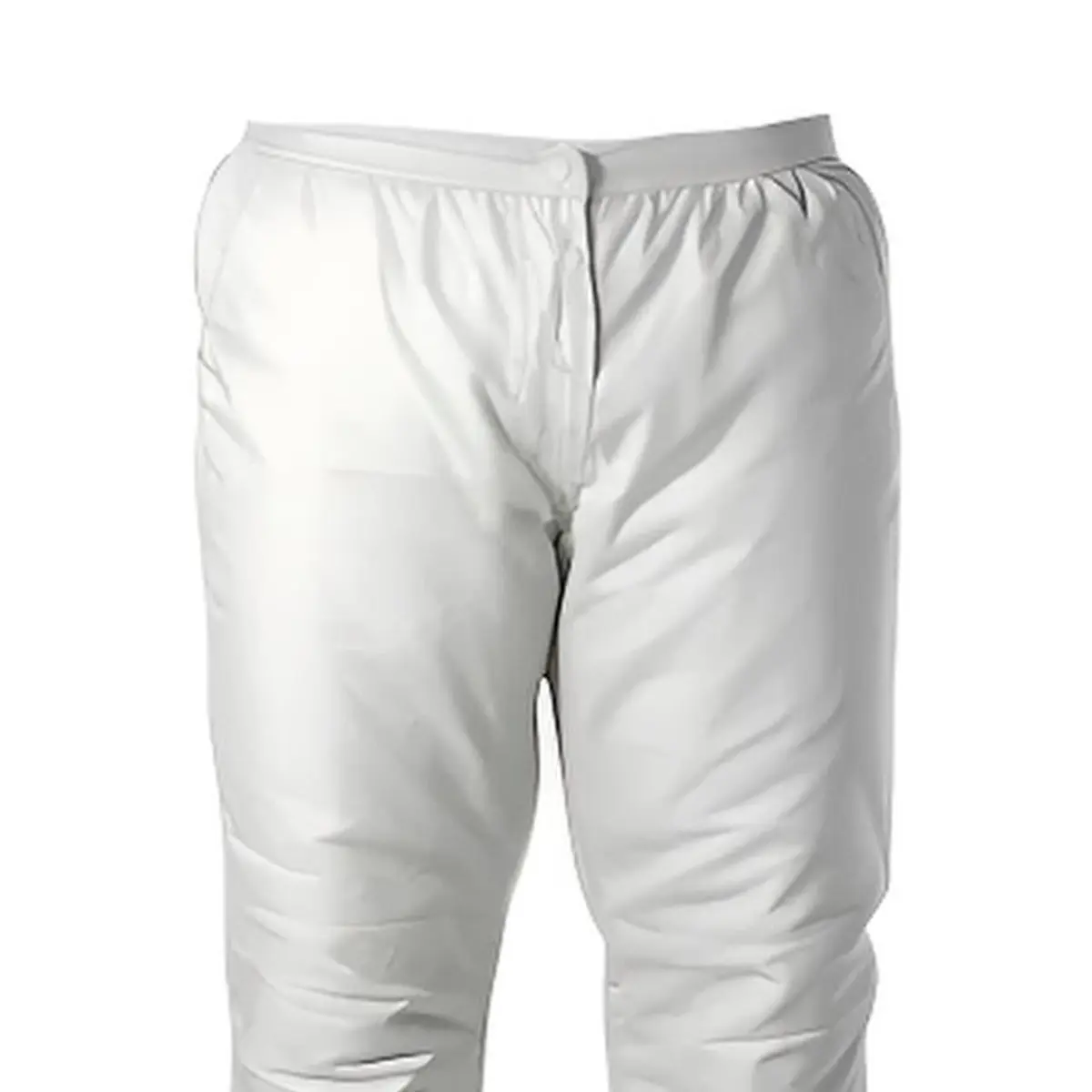 Calça Térmica em Nylon para Câmera Fria Branca Maicol -GG