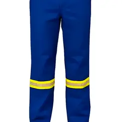 Calça Antichama e Arco Elétrico Risco 2 Azul Guardian - GG