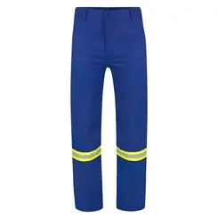 Calça Antichama e Arco Elétrico Risco 2 Azul Guardian - GG